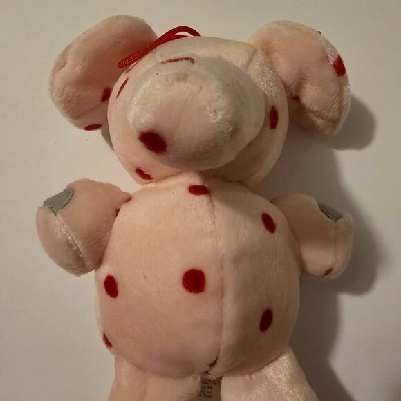 Rudolph Misfit Pink Spotted Elephant beanie, Stuffins, CVS, 7", 1998 - Picture 1 of 4